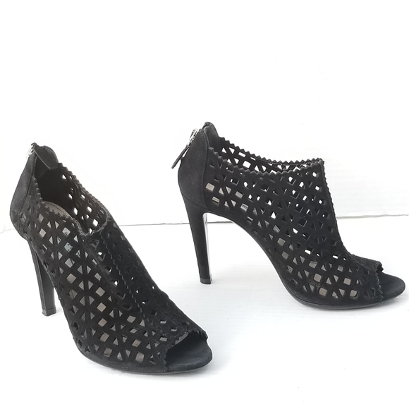 Prada cutout Black booties heels - Picture 5 of 16